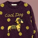 Camisola Plum com Bordado Cool Dog.webp