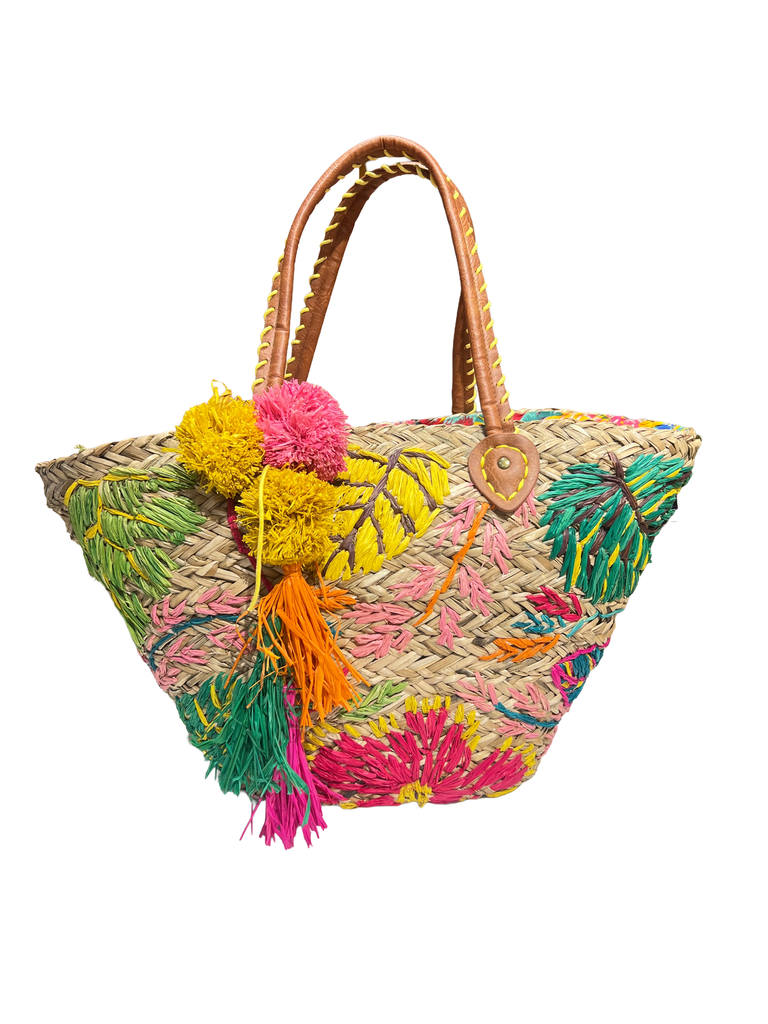 MALAS-Maxi Paja Flower Ponpon