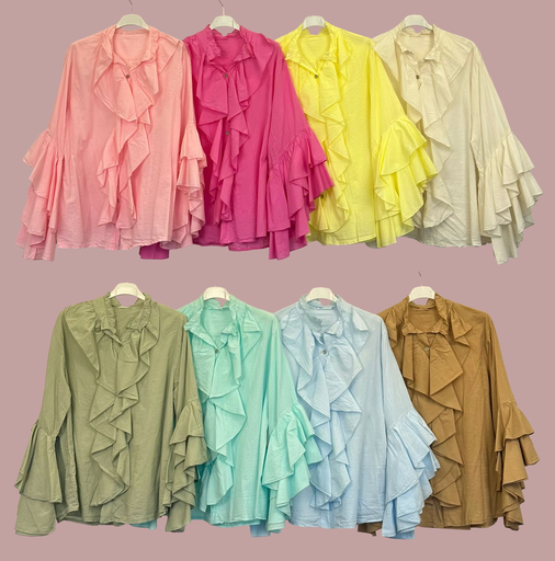 [EL85724] CAMISAS-85724-bege-perola